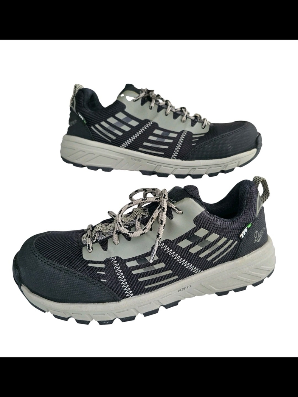 Danner Run Time 3 Composite Toe Work Shoes Womens 7.5 Black Gray
